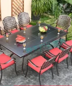 Bàn Ghế Sân Vườn Có Bếp Nướng LN-HCN-D205