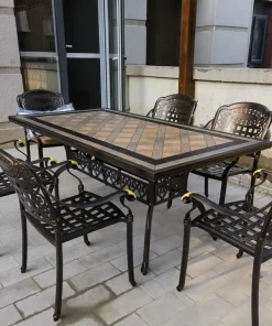 Bàn Ghế Sân Vườn Nhôm Đúc BA-MĐ150