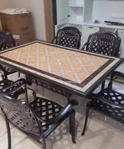 Bàn Ghế Sân Vườn Nhôm Đúc BA-MĐ150