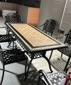 Bàn Ghế Sân Vườn Nhôm Đúc BA-MĐ150