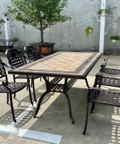 Bàn Ghế Sân Vườn Nhôm Đúc BA-MĐ150