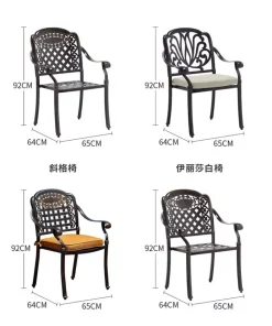 Bàn Ghế Sân Vườn Nhôm Đúc BA-MĐ150