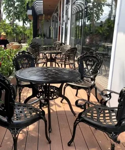 Bộ Bàn Ghế Sân Vườn Nhôm Đúc Nhập Khẩu D100-ML