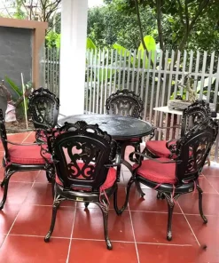 Bộ Bàn Ghế Sân Vườn Nhôm Đúc Nhập Khẩu D100-ML