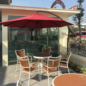 Dù lệch tâm cong 3m