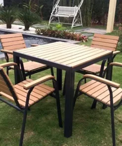 Bộ Bàn Ghế Ngoài Trời D80- Polywood