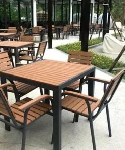 Bộ Bàn Ghế Ngoài Trời D80- Polywood