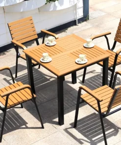 Bộ Bàn Ghế Ngoài Trời D80- Polywood