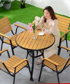 Bàn Ghế Sân Vườn Composit D80