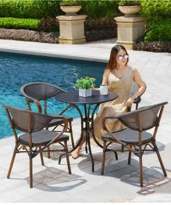 Bộ Bàn Ghế Cafe Ngoài Trời T70