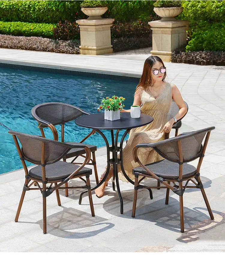 Bộ Bàn Ghế Cafe Ngoài Trời T70